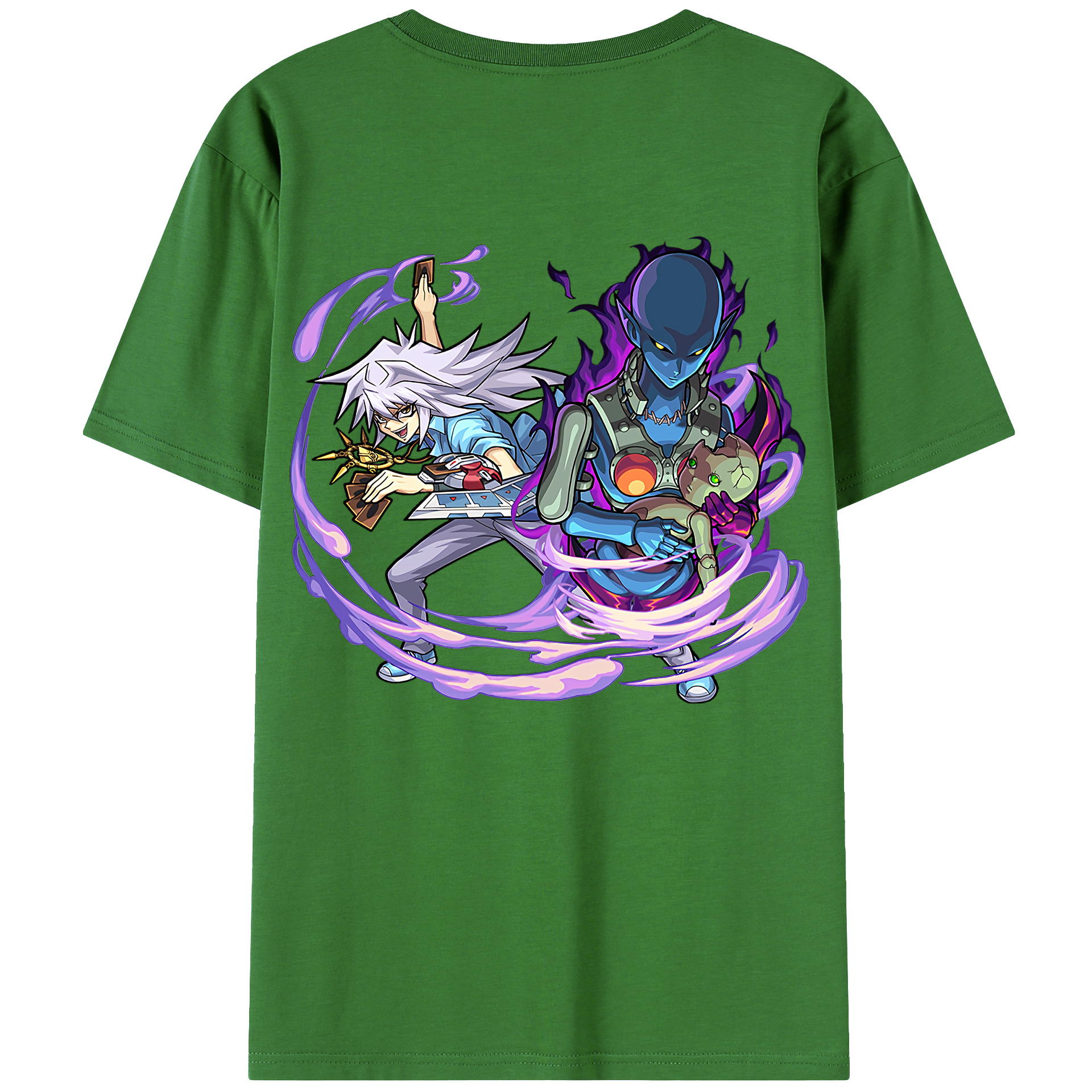 （画像用） 遊☆戯☆王 Yu-Gi-Oh! レディース半袖Tシャツ(バックプリント)